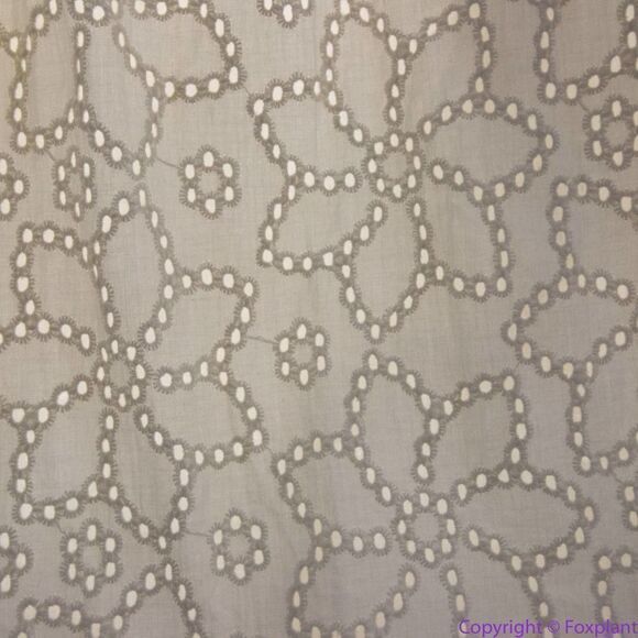 NEW Madewell Off White Eyelet Ruffle-Sleeve Mini Dress, L - Picture 3 of 16